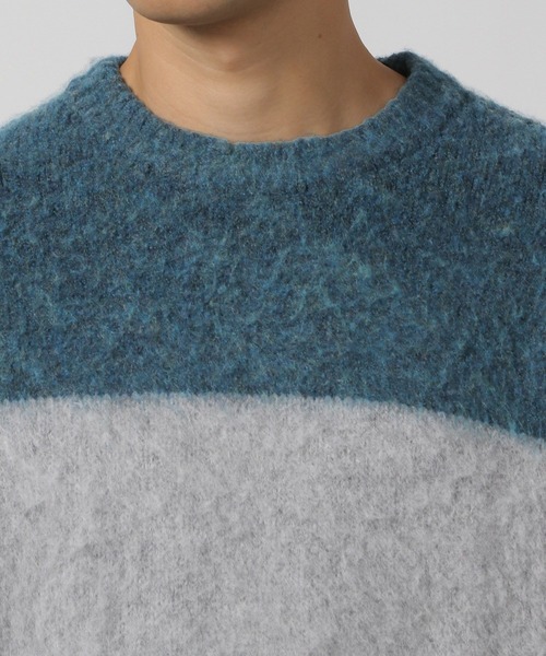 LAKOLE（ラコレ） セーター ニット カラーブロックニットプルオーバー