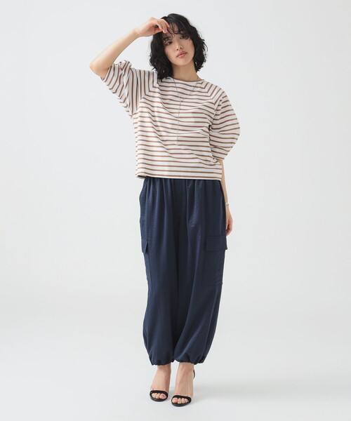 bming by BEAMS サテンカーゴパンツ 25SS B：MING by BEAMS カーゴパンツ サテン カーゴ パンツ（S〜M