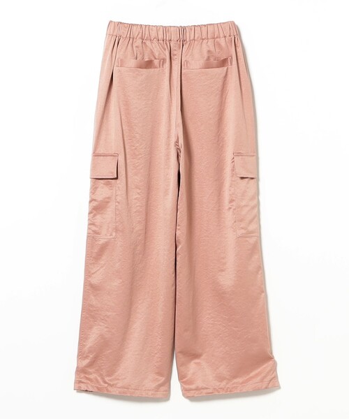 B：MING by BEAMS カーゴパンツ サテン カーゴ パンツ（S〜M