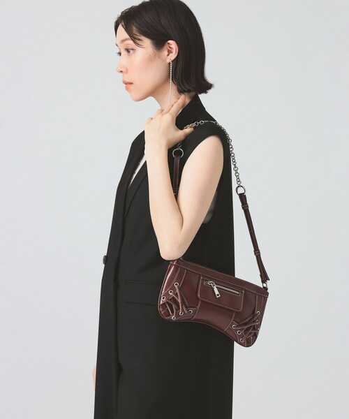 Ray beams ショルダーバッグ Ray BEAMS ショルダーバッグ バッグ レース アップ ミニ
