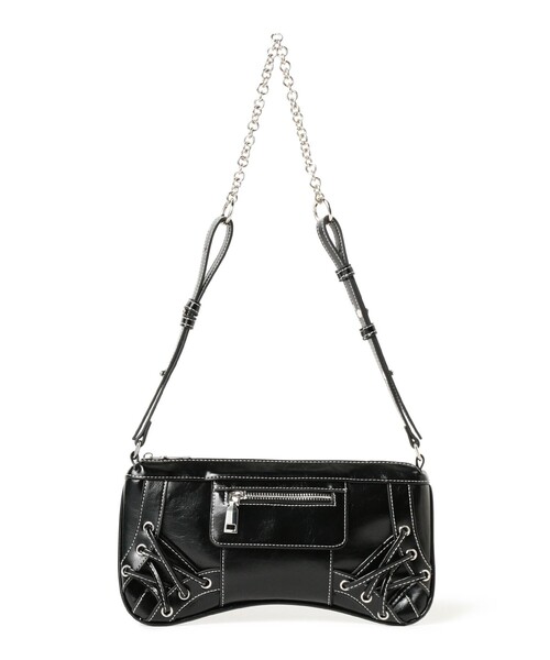 Ray BEAMS ショルダーバッグ バッグ レース アップ ミニ