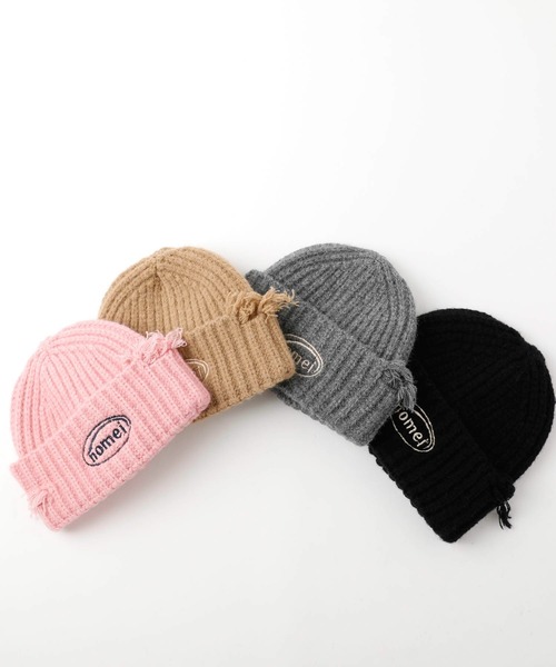 URBAN CHERRY（アーバンチェリー） ニット帽 ニットキャップ ダメージ