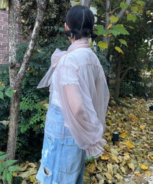CandyStripper 値下げ中 RIBBON TULLE BLOUSE RIBBON TULLE BLOUSE | Candy Stripper（キャンディ