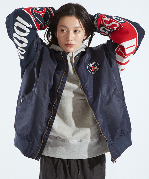 パリサンジェルマン MA-1 ジャンバー ma1 ma-1 「Paris Saint-Germain / パリ・サン＝ジェルマン