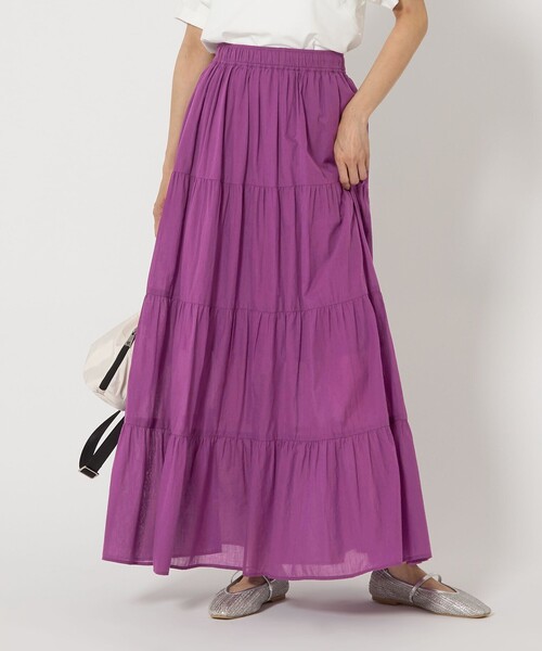 green label relaxing 新品未使用チュールティアードスカート green label relaxing スカート チュール ギャザー : ZOZOTOWN