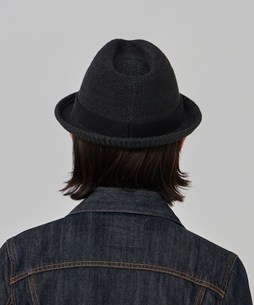 override 帽子 ハット OVERRIDE PAPER KNIT FEDORA
