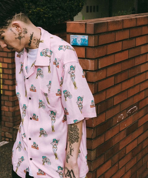 Subciety（サブサエティ） アロハシャツ シャツ 半袖 Aloha shirt