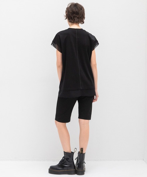 新品タグ付【AULA AILA】リボンポイントTシャツ（Black） AULA AILA（アウラ アイラ） tシャツ リボンポイントTシャツ