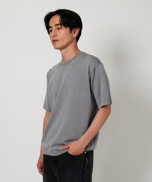 フュージョン カラー ニット Tシャツ