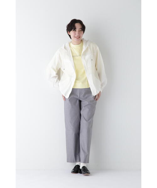 パンツ 「5サイズ展開」ドビーストレッチストレートパンツ レディースの画像