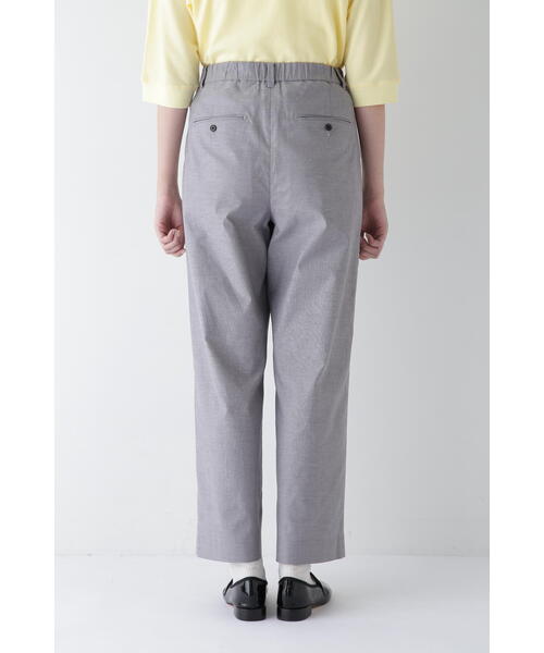 パンツ 「5サイズ展開」ドビーストレッチストレートパンツ レディースの画像