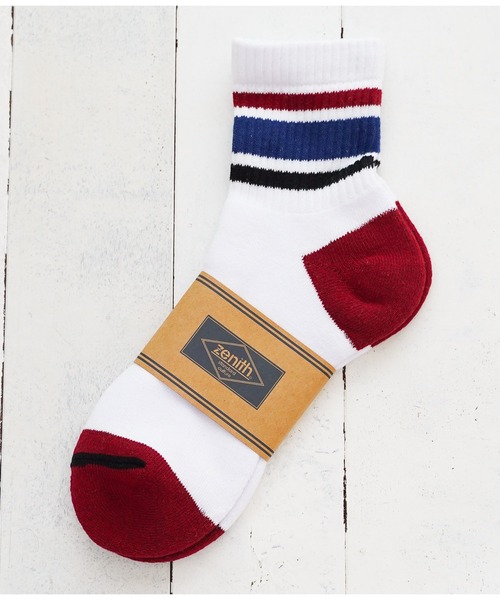 ZENITH（ゼニス） 靴下 「RS」「ZENITH」NEW LINE CREW SOCKS メンズ