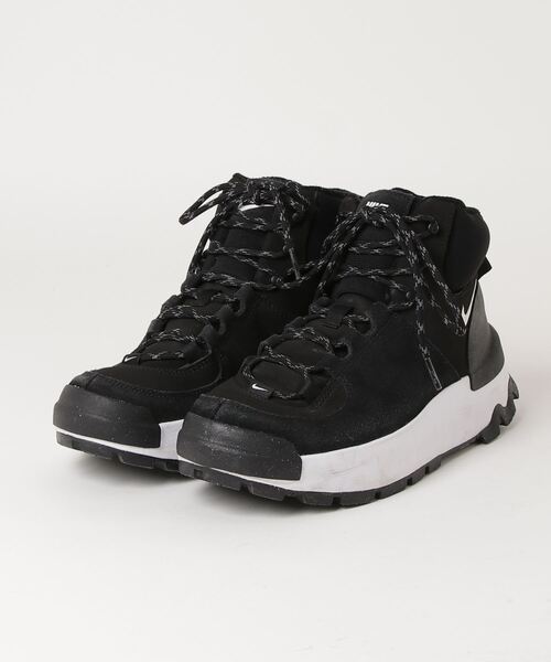 年末のプロモーション特価！ NIKE 「NIKE」 ハイカットスニーカー 24.5cm ブラック×ホワイト 靴