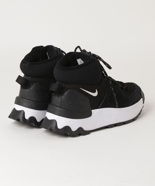 NIKE 「NIKE」 ハイカットスニーカー 24.5cm ブラック×ホワイト
