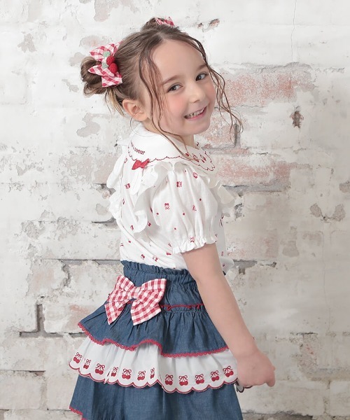 coeur a パンツ フリルキュロット キッズ 子供服 女の子 : ZOZOTOWN