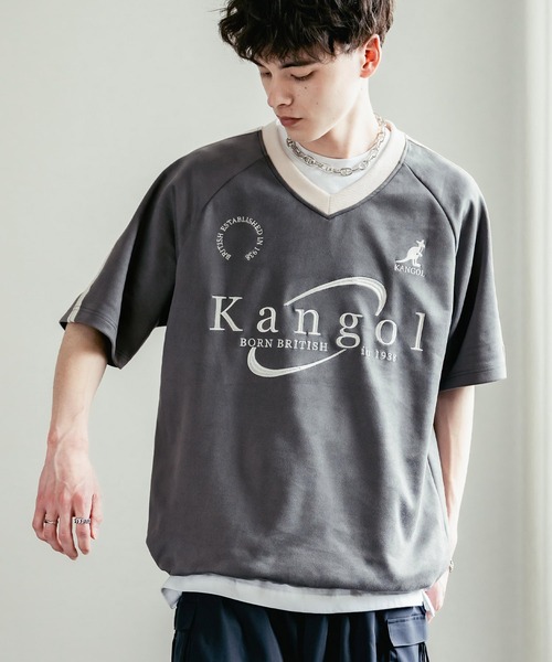 KANGOL tシャツ カンゴール 別注コラボ オーバーサイズカット