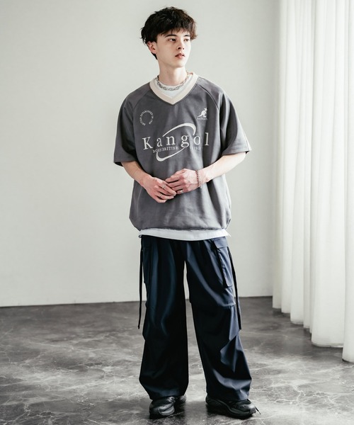 KANGOL tシャツ カンゴール 別注コラボ オーバーサイズカット
