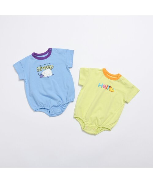 ベビー服 ロンパース 「Bpop」カラフルモチーフボディオール | BREEZE | 06