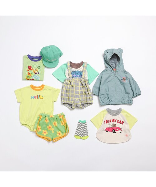 ベビー服 ロンパース 「Bpop」カラフルモチーフボディオール | BREEZE | 09