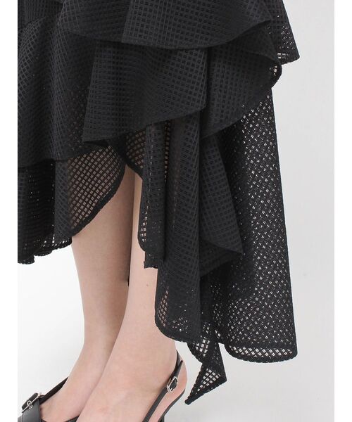 RESEXXY スカート メッシュラッフルスカート : ZOZOTOWN Yahoo