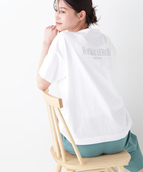 tシャツ バックロゴポケットＴシャツ レディース