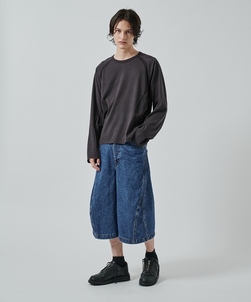 トップス NVRFRGT LONG SLEEVE T-SHIRT NVRFRGT - 【残りわずか】Velour Double Layer Long Sleeve T