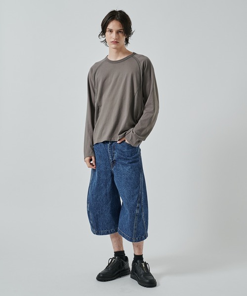 nvrfrgt ロングTシャツ NVRFRGT tシャツ 「NVRFRGT」別注 PANELED LONG SLEEVE T-SHIRT