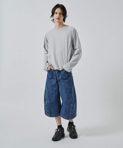 NVRFRGT tシャツ 「NVRFRGT」別注 PANELED LONG SLEEVE T-SHIRT