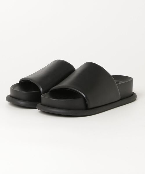 CHARLES & KEITH ブラックサンダル 35 CHARLES ＆ KEITH 「charles&keith」 フラットサンダル 35