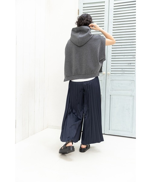 OSMOSIS パンツ プリーツ切替パンツ レディース : ZOZOTOWN