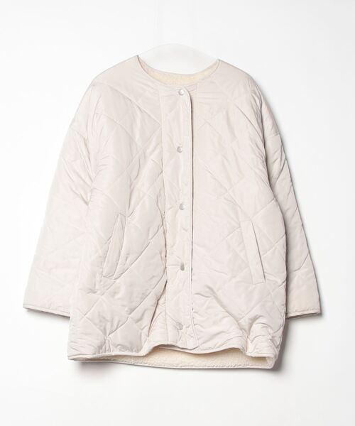 LE’RURE ノーカラージャケット アイボリー 今 話題 の 人気 商品 LE'RURE ノーカラージャケット アイボリー