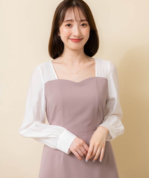 Noela 「Noela」 長袖ワンピース S ピンク レディース