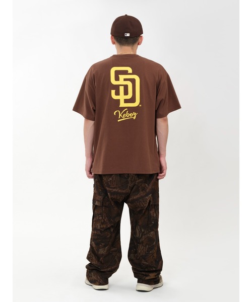 KEBOZ（ケボズ） tシャツ × MLB SAN DIEGO PADRES LOGO S/S TEE メンズ