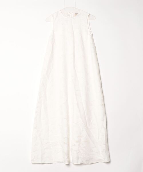 ユナイテッドアローズ　ホワイト ノースリーブ ティアードドレス　36 UNITED ARROWS 「UNITED ARROWS」 ノースリーブワンピース 36