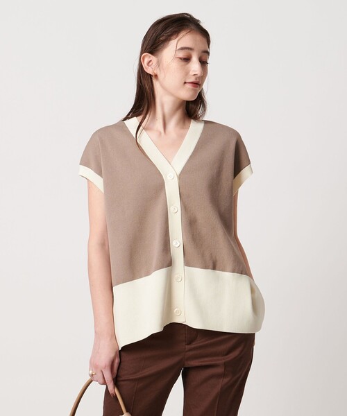 ユナイテッドアローズ　2WAYベスト UNITED ARROWS ニット セーター ミニマル 2WAY ベスト
