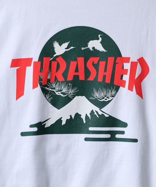 THRASHER（スラッシャー） tシャツ THRASHER FUJI JAPAN フロント
