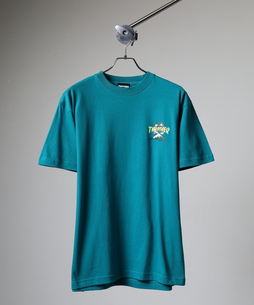 FANTASTICS buddix Tシャツ　グリーン　Mサイズ 新品未使用 THRASHER（スラッシャー） tシャツ THRASHER FUJI JAPAN フロント