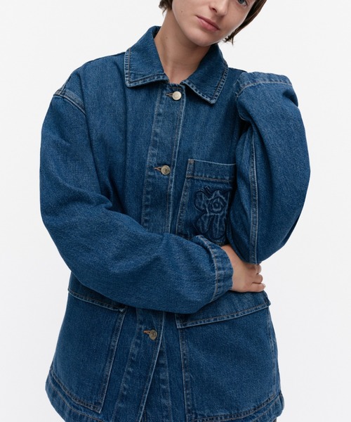 marimekko（マリメッコ） デニムジャケット gジャン 「ノベルティ付