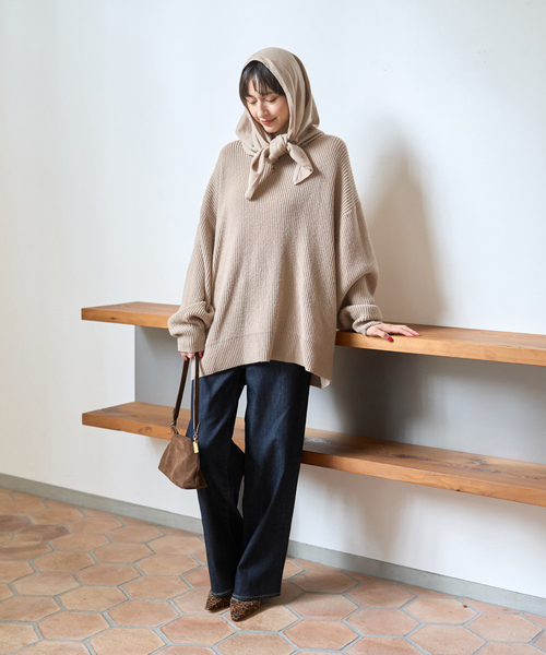 Rouge vif（ルージュ ヴィフ） ニット セーター 「ストールセット