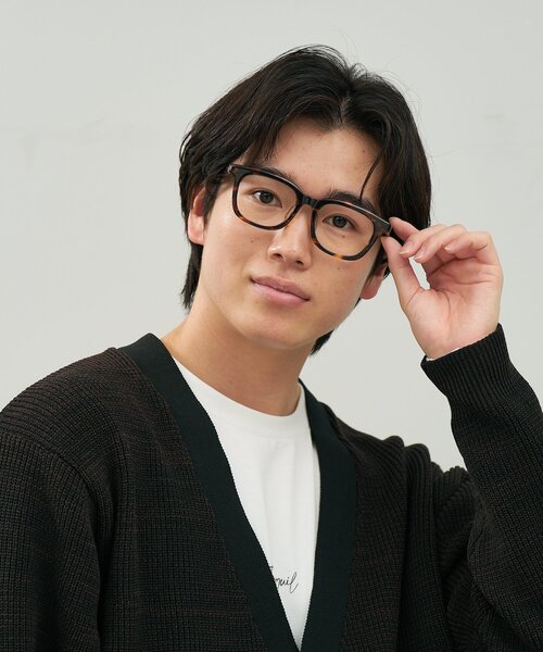 Zoff（ゾフ） 伊達メガネ メガネ 眼鏡 ウェリントン型 メガネ