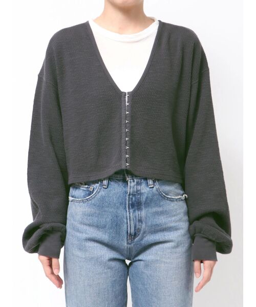 Ungrid（アングリッド） カーディガン ハニカムショートカーディガン