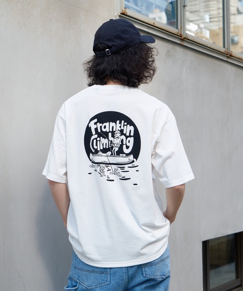 「Franklin Climbing」 半袖Tシャツ L ホワイト メンズ_画像5