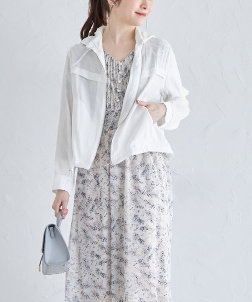 「tocco closet」 マウンテンパーカー M ベージュ レディース_画像3