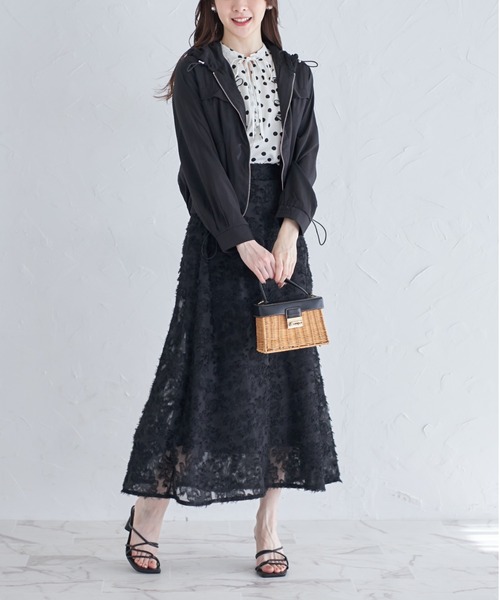 「tocco closet」 マウンテンパーカー M ベージュ レディース_画像6