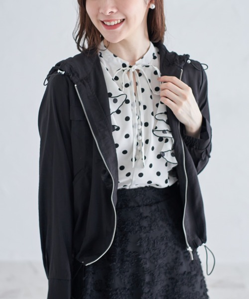 「tocco closet」 マウンテンパーカー M ベージュ レディース_画像9