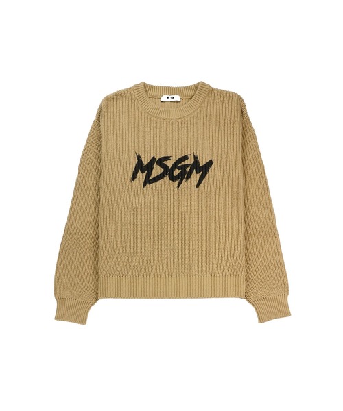 MSGM KIDS ニット セーター 「NEW」MSGM グラフィティロゴ キッズ 子供 