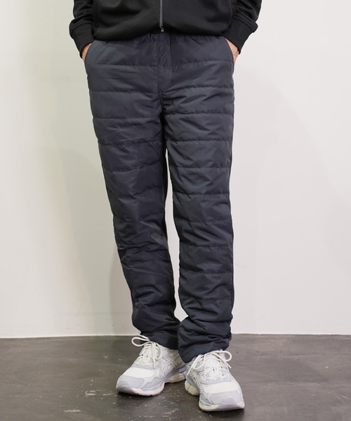 NEVER） Acquiesce パンツ 軽量ダウンレギュラーパンツ メンズ