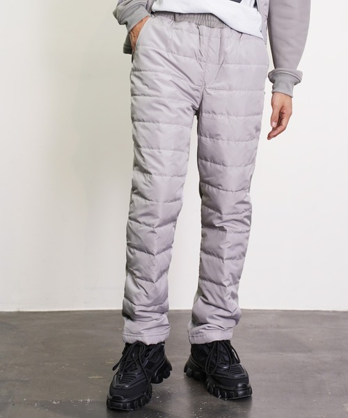 NEVER） Acquiesce パンツ 軽量ダウンレギュラーパンツ メンズ
