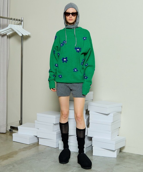 MAISON SPECIAL（メゾンスペシャル） ニット セーター Many Flower