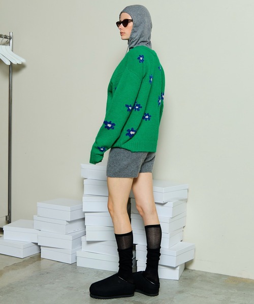 MAISON SPECIAL（メゾンスペシャル） ニット セーター Many Flower